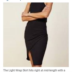 Monrow Light Wrap Skirt